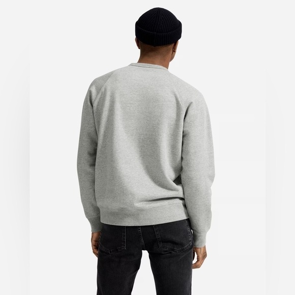 Everlane The Unisex French Terry Crew Sweatshirt Heathered Grey Size XXS - Picture 7 of 13